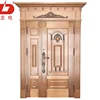 Hot sale better anti-theft performance high-tech locking antique bronze door