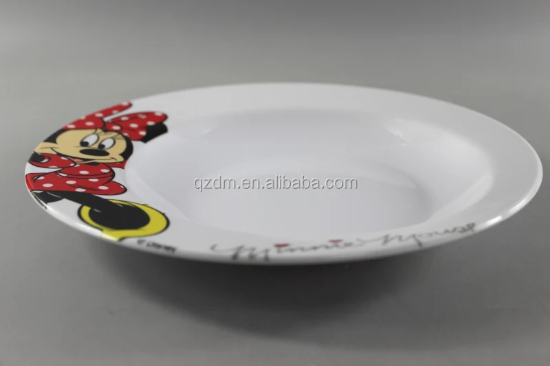 Factory supply good quality melamine deep dish 9inch