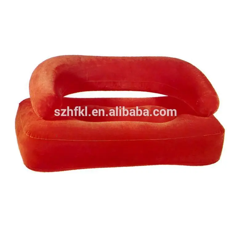 Double Seat Inflatable Sofa Chair With Headrest,Inflatable Lounge Sofa Pink Buy Inflatable