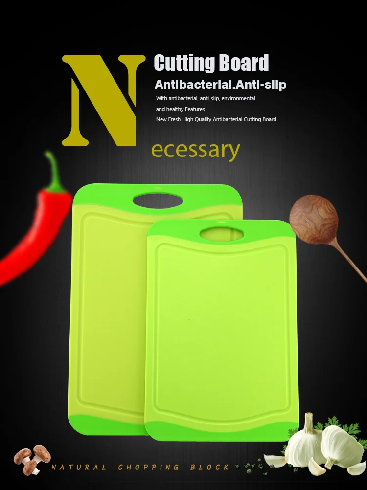 New Fresh PP and TPR Material Plastic Cutting Board