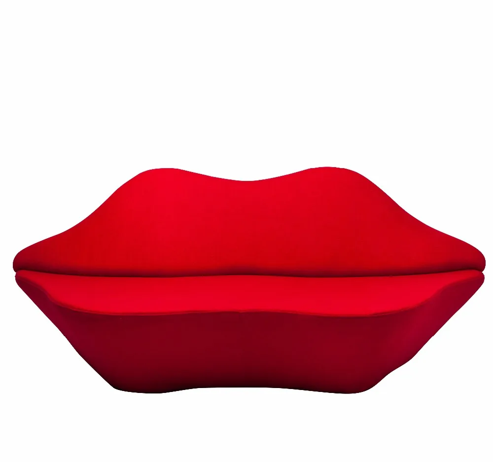 Creative Design 2 Seater Sofa Red Lip Creative Design 2 Seater Sofa Red Lip