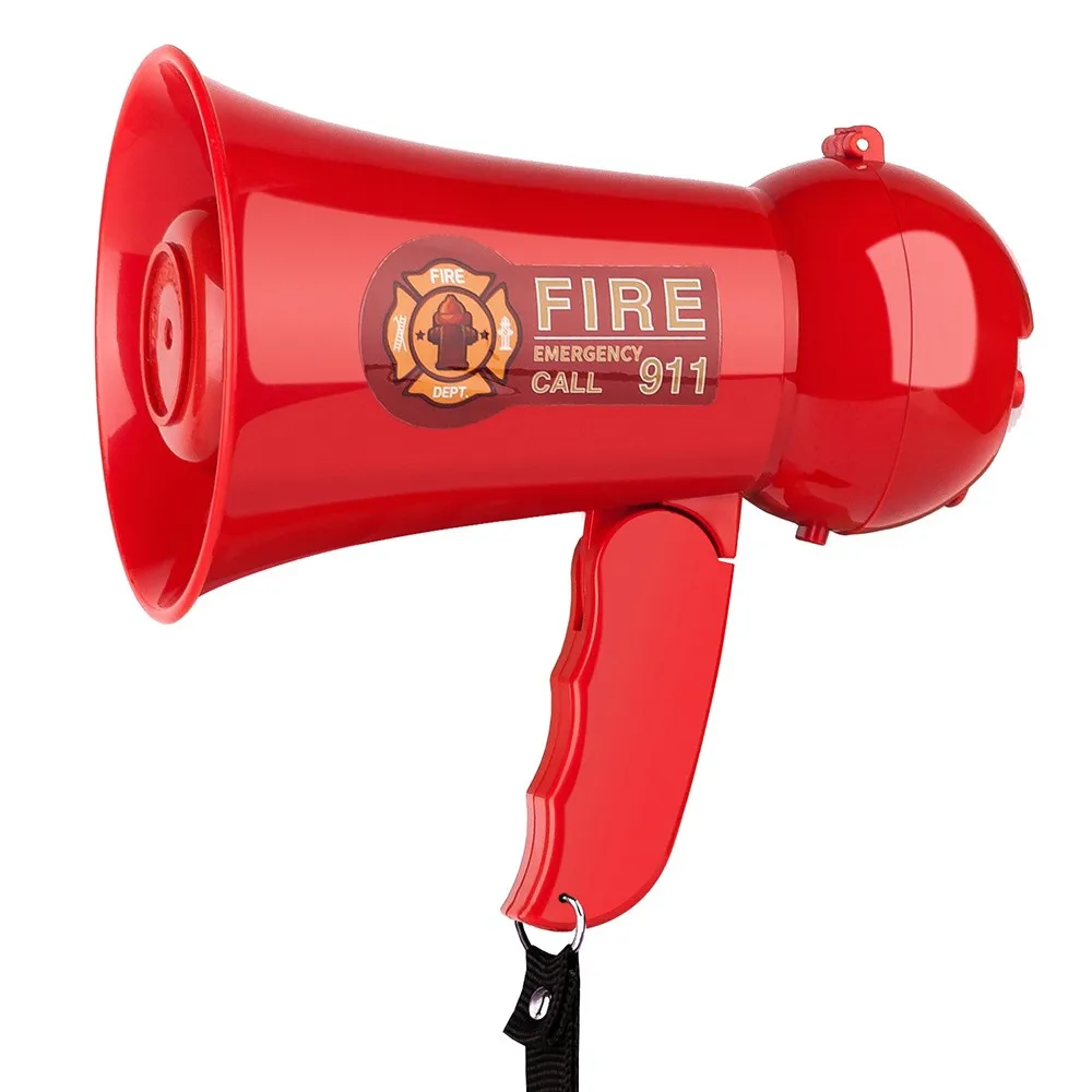 Portable Megaphone Bullhorn 20 Watt Power Megaphone Speaker Voice And