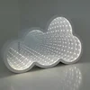 Free Standing Table Decorative 3D Cloud Infinity LED Night Lights With Mirror