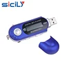 USB Flash MP3 Player With FM Radio Earphone USB 16GB TF Supported