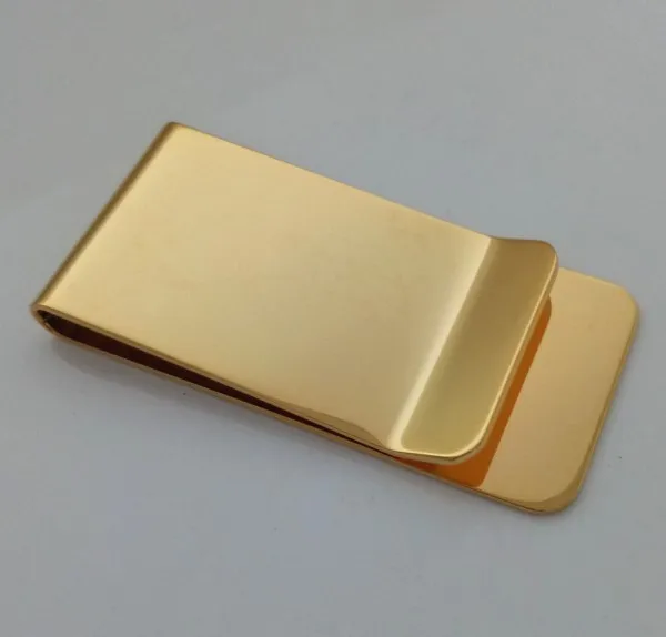 Custom Design Coin Bezel Pocket Cash Clip Blank Stainless Steel Metal Money Clip With Coin Holder.jpg