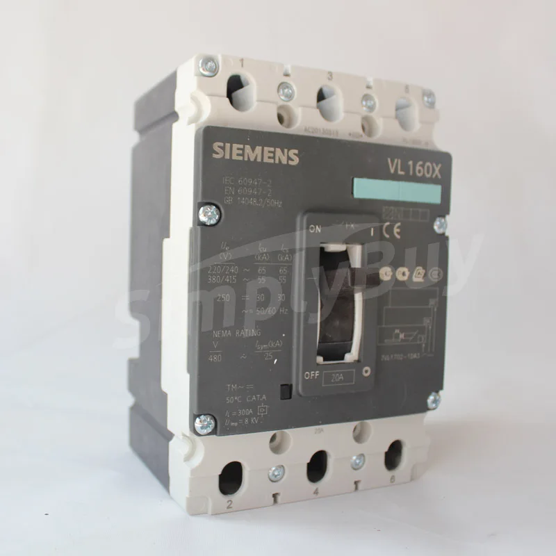 Mccb Circuit Breaker 3vl27101sb330aa0 Moulded Case Circuit Breaker