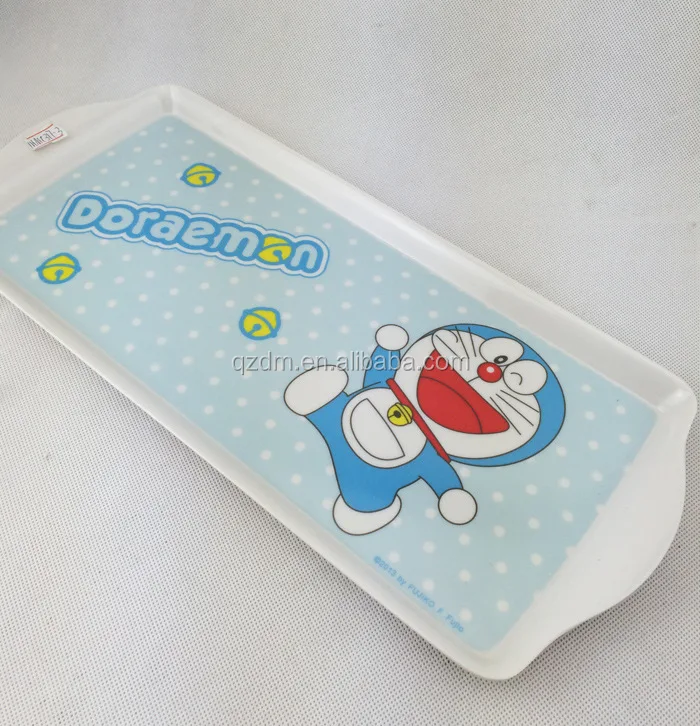 Brand Cartoon Print Melamine Plastic Tray