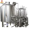 Steam heating beer brewing system 1000L mash with 3 vessels