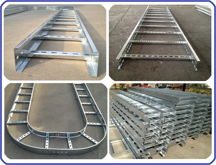 IEC61537 Standard Galvanized Electrical Cable Ladder Products from