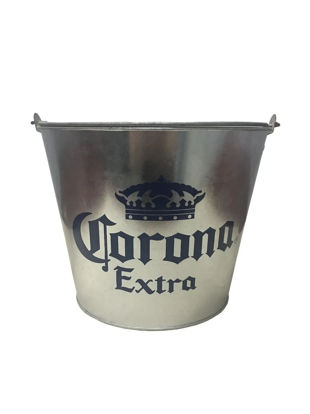 Corona Galvanized Metal Ice Bucket 