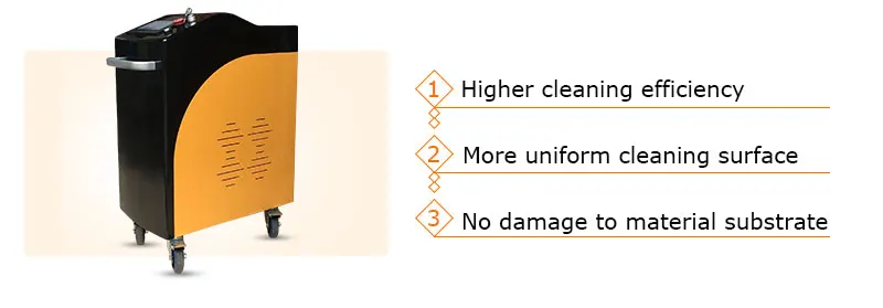 100W 200W 500W लेजर सफाई धातु मशीन जंग हटाने एमआरजे-लेजर