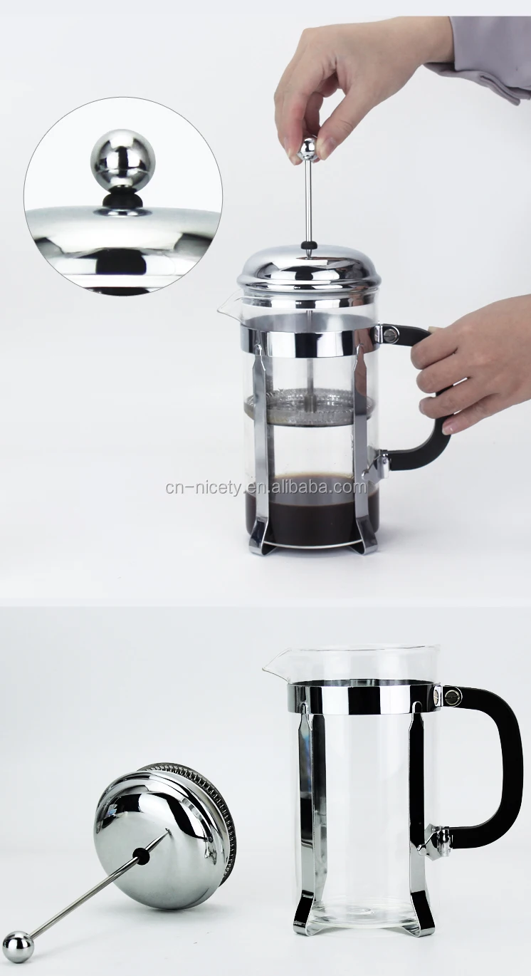 Amazon Hot Sales High Quality French Coffee Press/coffee Pot With Heat