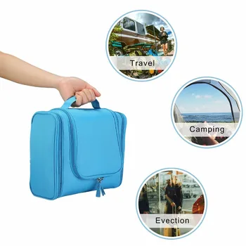 Toiletry Bag With Hanging Hook Organizer For Travel Accessories Toiletry Bag With Hanging Hook Organizer For Travel Accessories Personal Items Makeup Shampoo Cosmetic Bathroom Storage