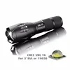 Zoomable Adjustable Focus, Ultra Bright 1000 lumen LED 5 Modes 18650 tactical flashlight