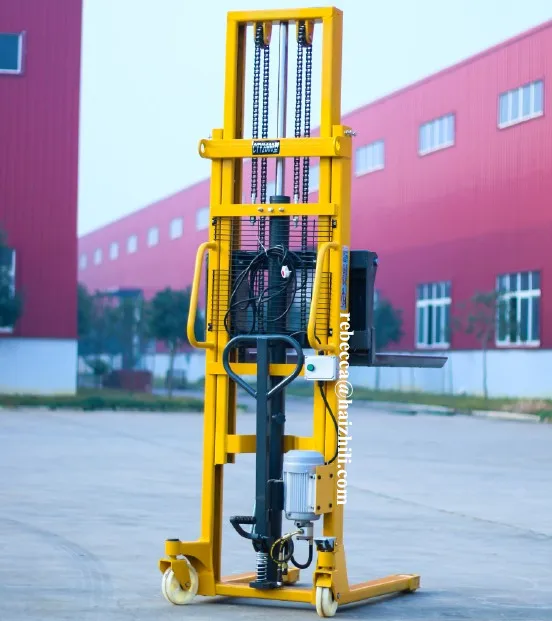 Manual Hand Operated Forklift 2 Ton 2.5 M Hydraulic Hand Stacker With