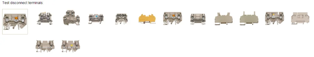 Weidmueller 测试断开端子 Wtl 6 系列 - Buy Wtl 6/1 En Bl Wtl 6/1 En Stb Rt Wtl 6 ...