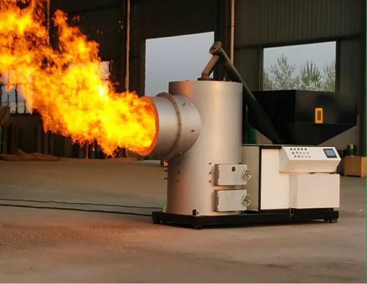 Rice husk burner