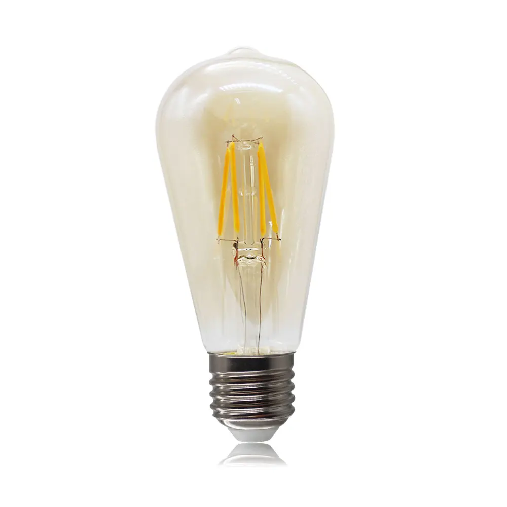 LED E27 E14 Vintage LED Filament  2W 4W 6W 8W ST64 G80 G95 T45 A60 Retro Filament  Edison bulb