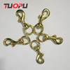 Factory wholesale solid brass carabiner hook for dog feash,high quality big pet hanging hook