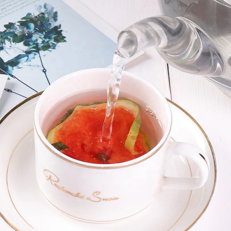 Wholesale Hand Made Dried Watermelon Fruit Slices Flavored Tea Dried Watermelon Dehydrated Watermelon Tea - 4uTea | 4uTea.com