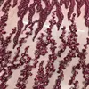 2019 Newest Brilliant Handmade Beaded Fabric Embroidery Lace Design For Dress