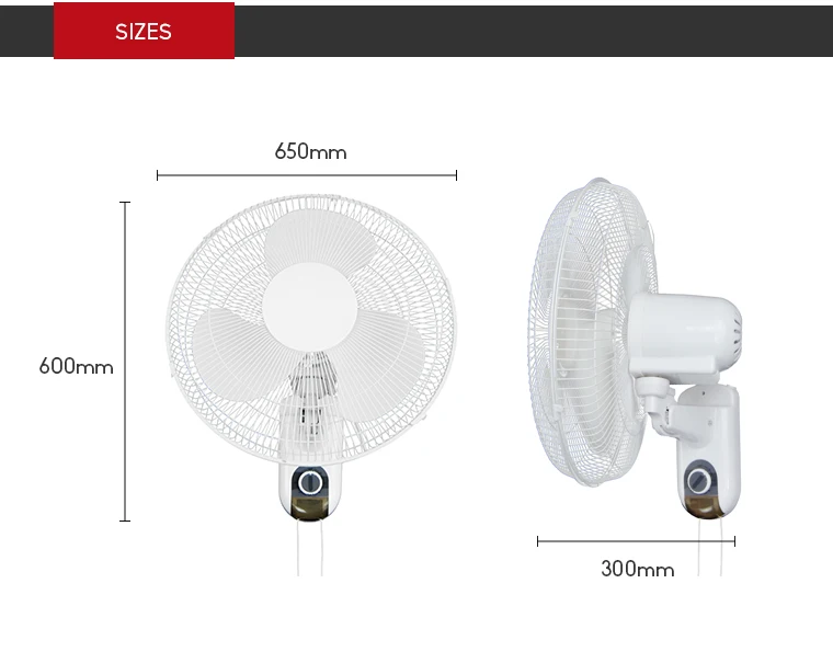 Etl Plant Shed 16 Inch Oscillating Wall Mount Fan 45 Degree 16 Inch 16 Inch Oscillating Wall Mount Fan 3 Pp Wall Mount Fan