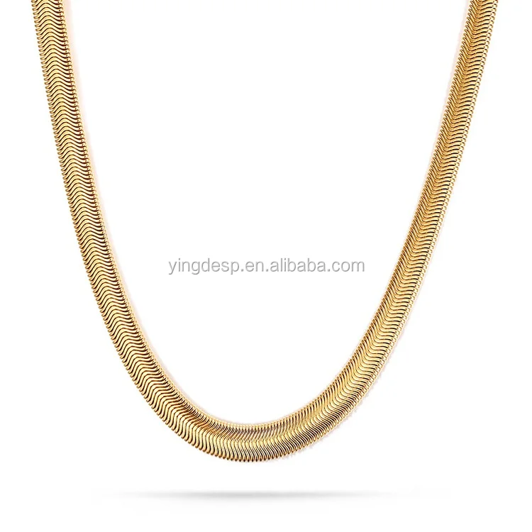 Girl Stainless Steel Flat Snake Chain 