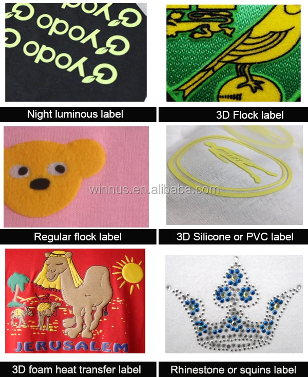 Custom Iron On 3d Logo Reflective Vinyl T Shirt Sports Pants Clothing Gold Silver Reflective