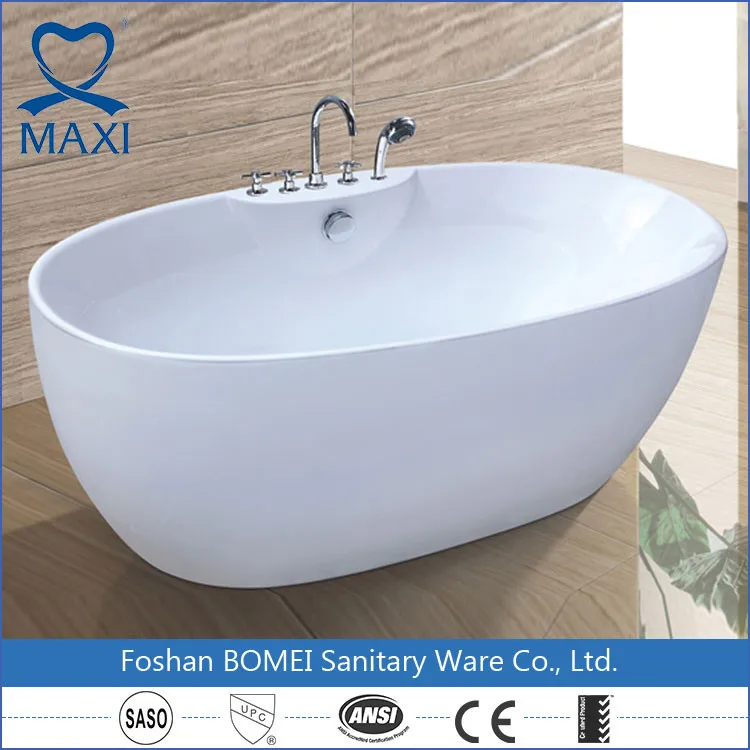 Hot sale big size oval freestanding bathtub