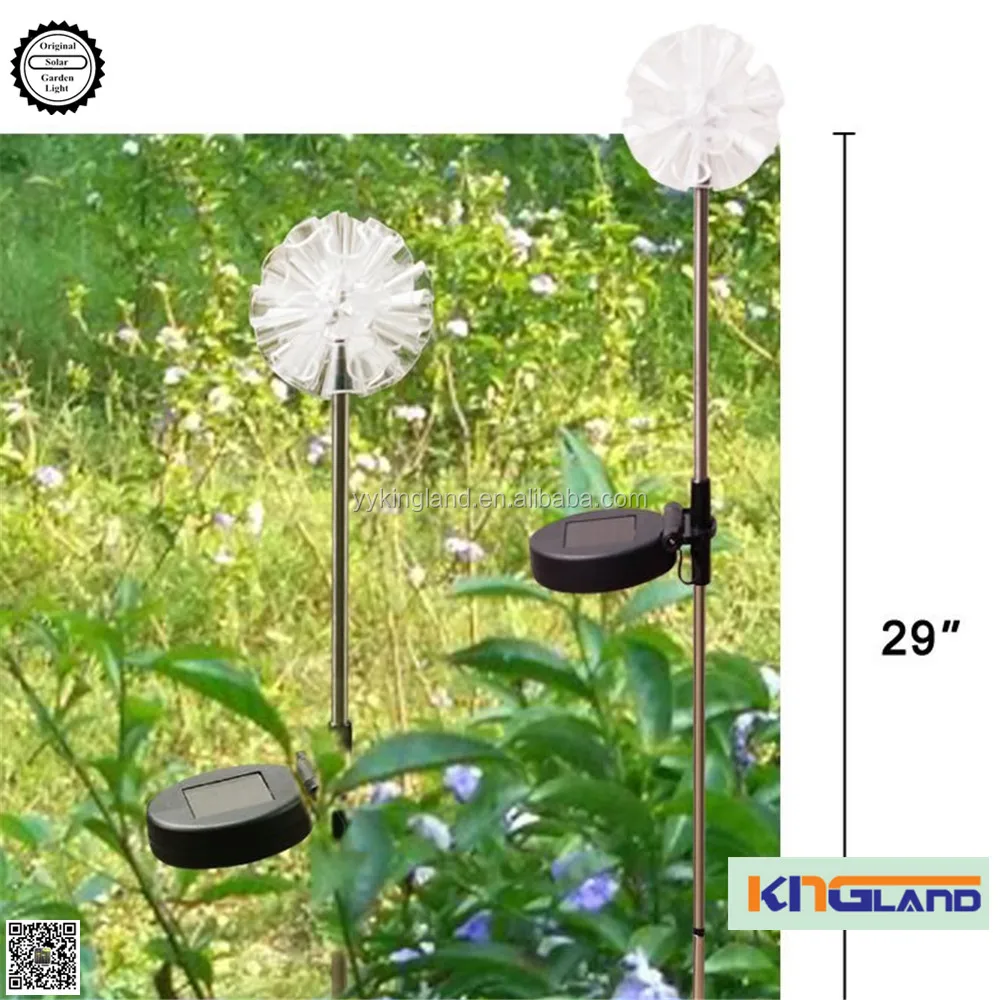 Lage prijs zonneverlichting voor tuin wit LED solar tuin stake light