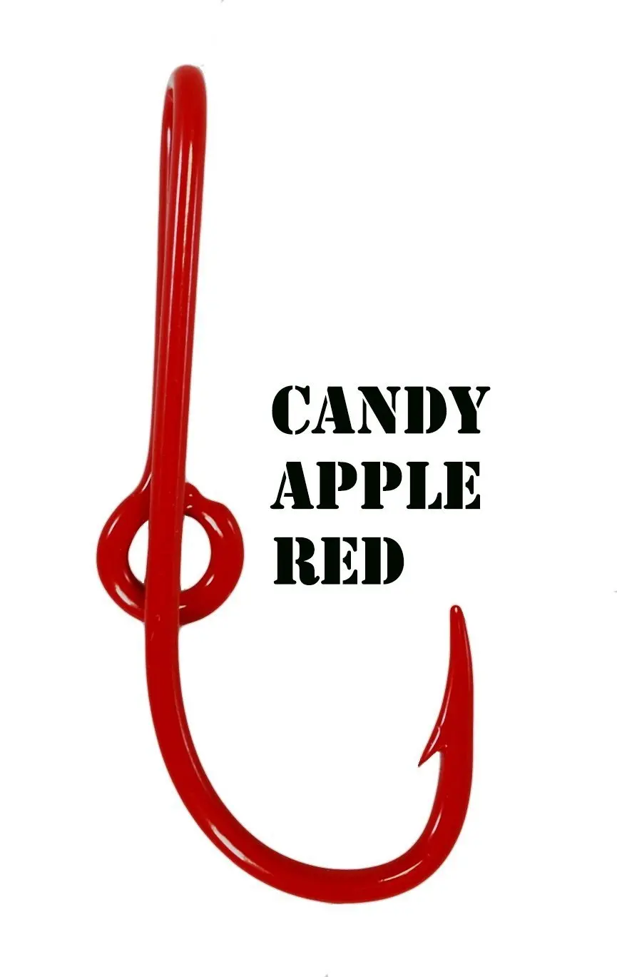 Eagle Claw Candy Apple Red Hat Hook Fish hook for Hat Candy Apple Red Fish Hook Money/Tie Clasp