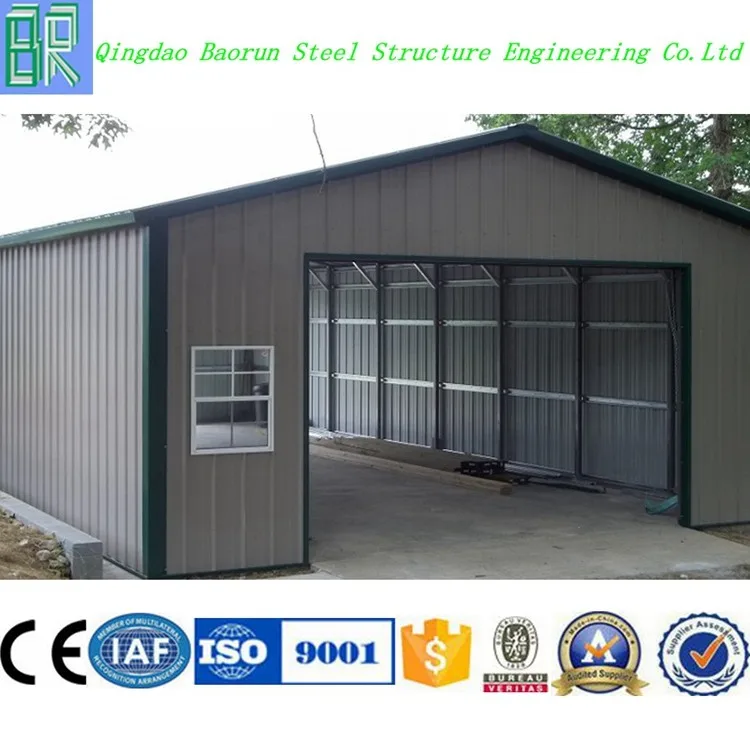 Prefab High Quality Steel Structure Car Garage