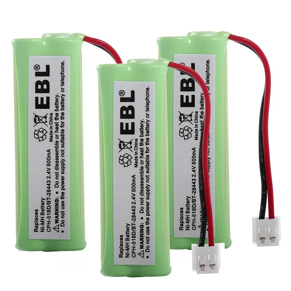 Buy EBL Pack of 3 Cordless Phone BT18443 Batteries Replacement for V