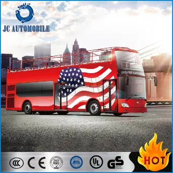 Brand New Jac Open Top Luxury Double Decker Tour Bus For 
