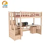 Kids Teens Junior Doorm Bunk Beds With Drawer Stair And Study Table