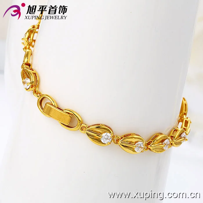 73476 Xuping Fashion Imitation Jewellery Dubai 24k Gold Plated Zirconia
