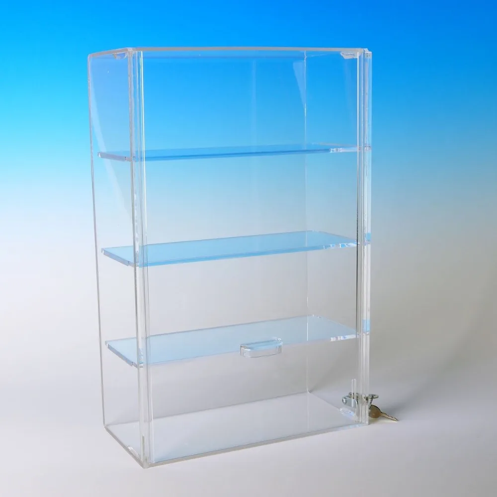 Customized Clear Acrylic Display Case Cabinet/display Case With Shelf ...