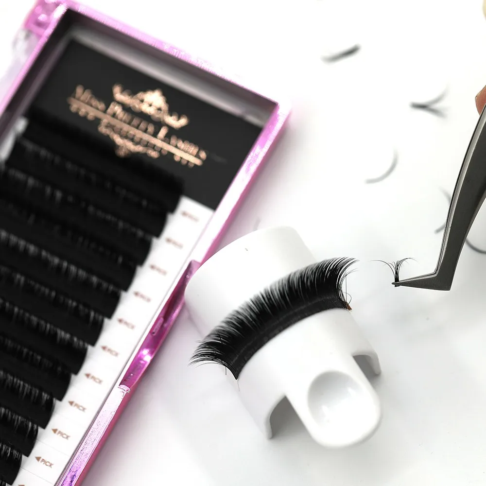 Conjunto Completo De Extensión De Pestañas Kits De Pegamento De