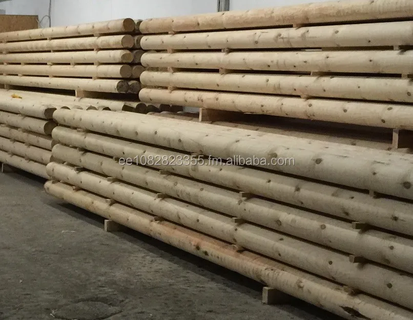 Milled Round Logs For Log Cabins Buy Pine Logs Product On