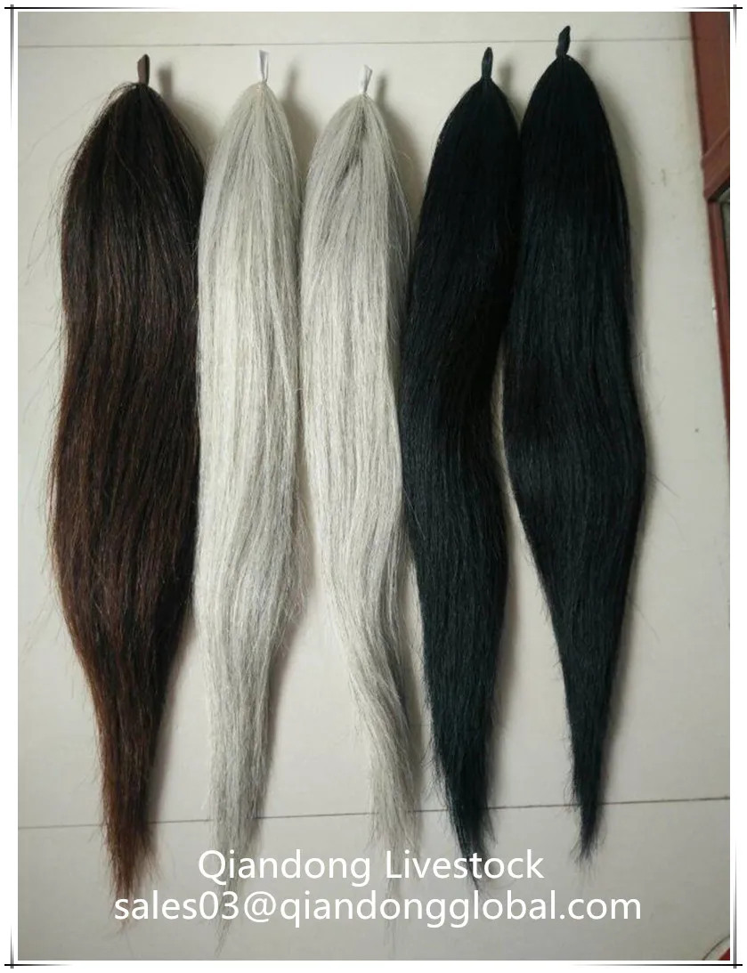 White Horse Tail Extensions False Horse Tails Handmade With Real Horse