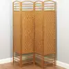 Wood Decoration Wall Divider Folding Movable Dressing Room Screen
