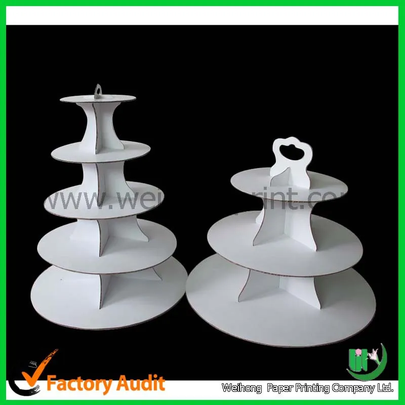 Plain White Paper Cake Stand Handle Buy Cake Stand Handle,Cake Stand