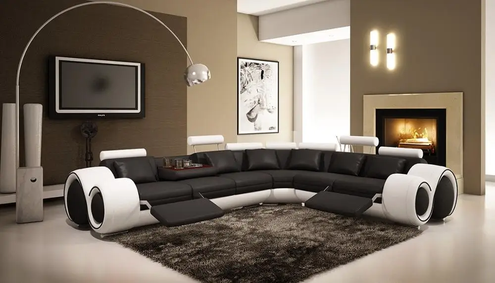Большой диван в зал фото