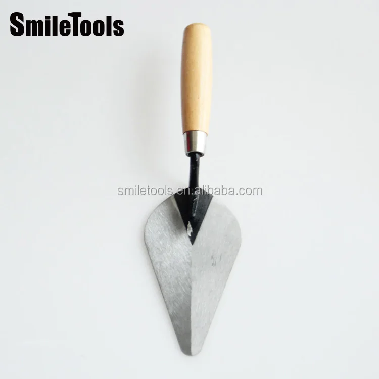 smiletools wood handle brick trowel laying carbon steel blade