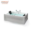 luxury indoor bathroom computer control massage bathtub with waterfall whirlpool bathtub