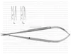 Vascular Micro Scissors Flat Handle , cutting edge 10mm, Str. and Cvd. Micro / Neuro Surgery Instruments, Simrix