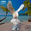 Antique Large Outdoor Garden Flying Eagle Statues For Sale
