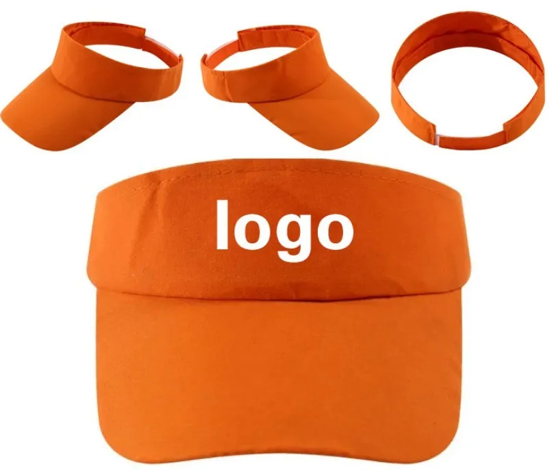 Wholesale Newest Cheap High Quality Blank Sun Visor Cap Hat With Custom