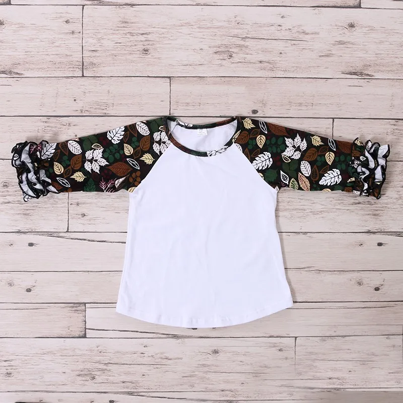 ruffled raglan shirt