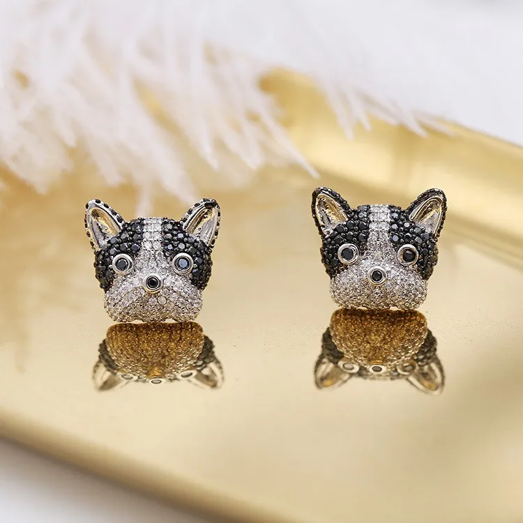 Wholesale Cz Jewels Gps Tracker Earrings For Kids Dog Designs Earrings